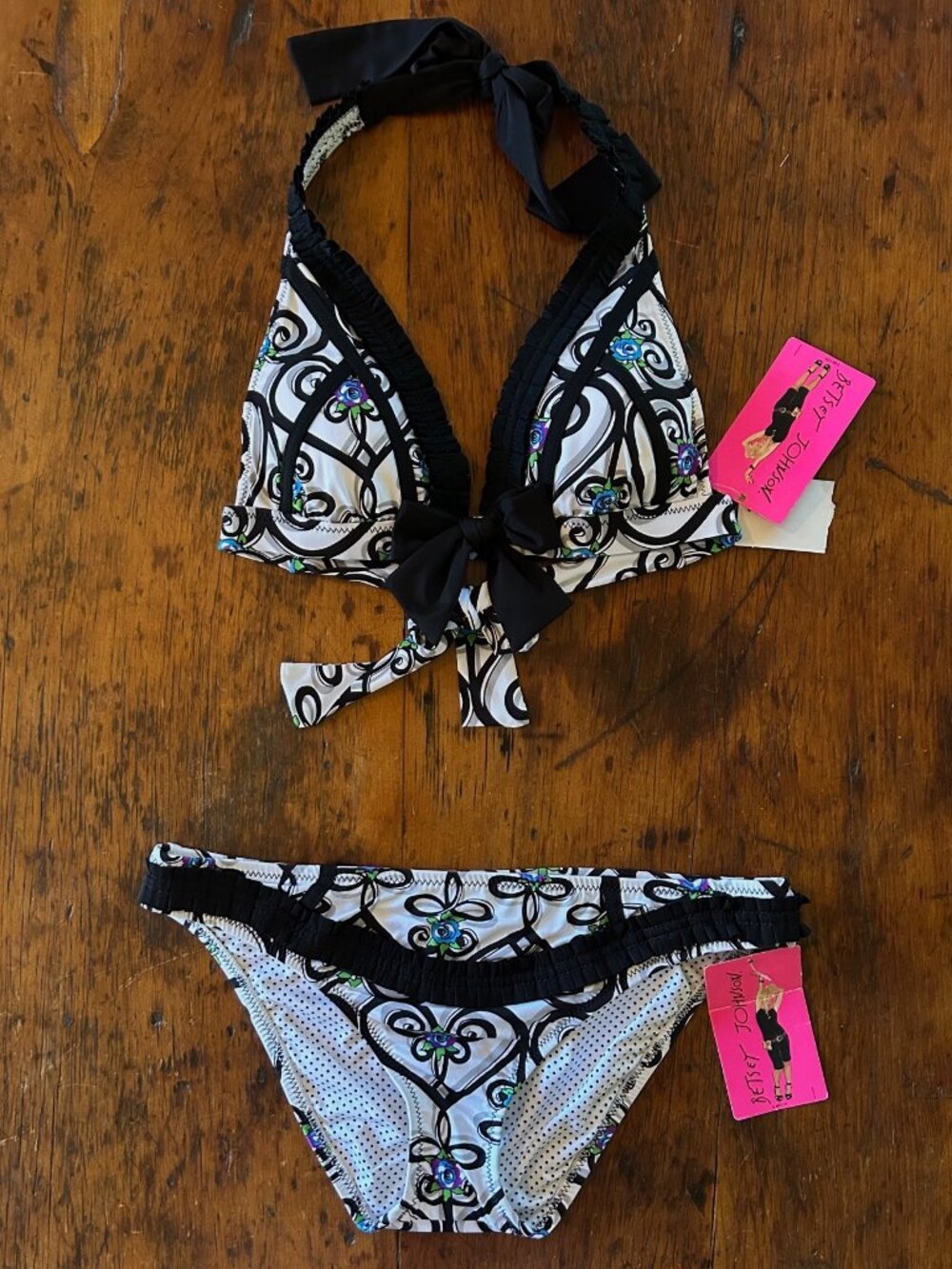 Vintage Betsey Johnson Bikini Set